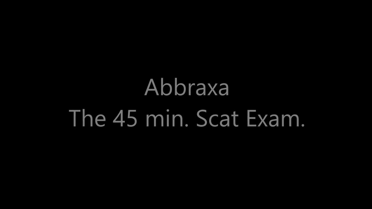 Click to play video ScatGold - Abbraxa - The 45 min scat exam Part 1