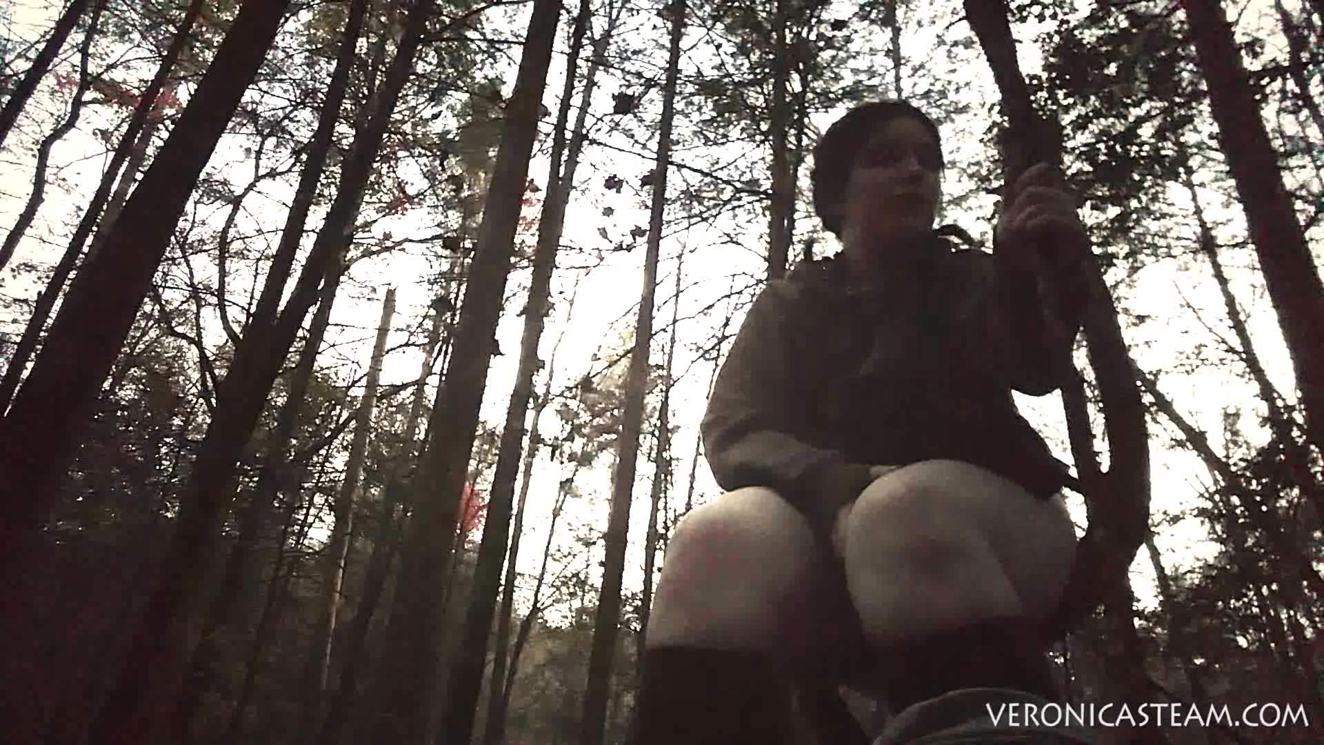 Click to play video Poop in the woods - video 2