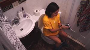 Toilet Girl Asian Short Film Pooping