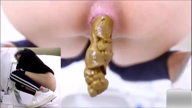 Click to play video Japanese girl shitting closeup
