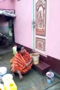 Click to play video Desperate indian Bengali woman shitting in open