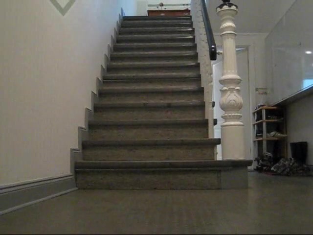 Click to play video Shitting on the stairs