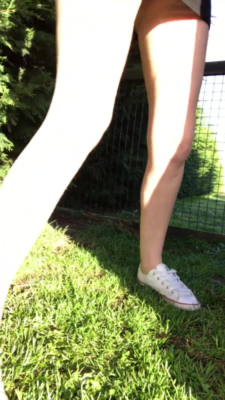 Click to play video UK Milf shits in the garden