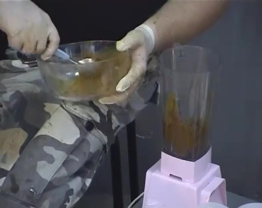 Click to play video Scat feeding tube