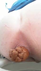 Click to play video Big turd from a sexy milf's ass