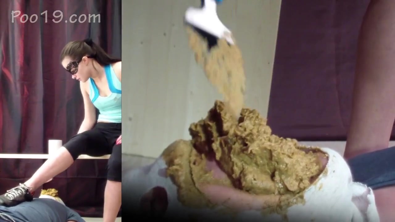 Click to play video Eating Christina's smelly shit.