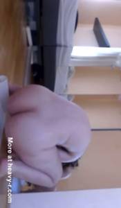 Click to play video Young chubby poops, plays, smears and tastes