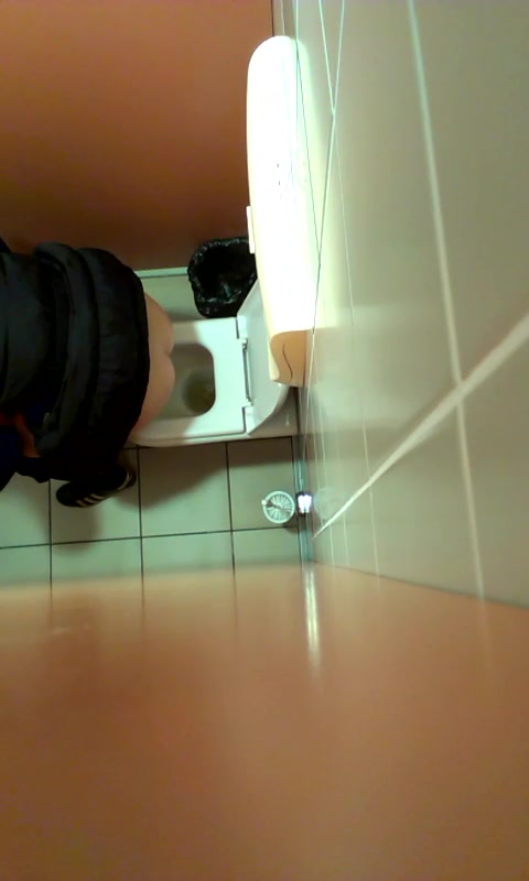 Click to play video Girl pissing and pooping in public toilet
