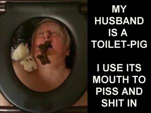 My Husband Is A Toilet - pig - ScatFap.com - scat porn search ...