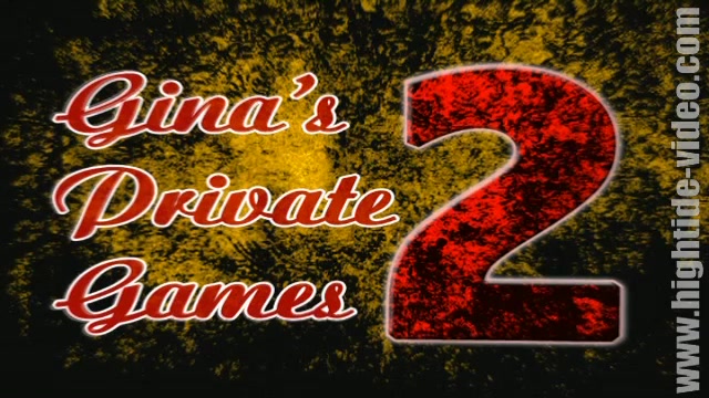 Click to play video Hightide Video: Gina's Private Games 2
