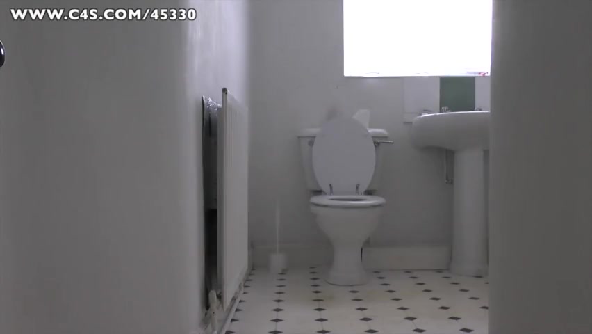 Click to play video Sharada pooping on the toilet