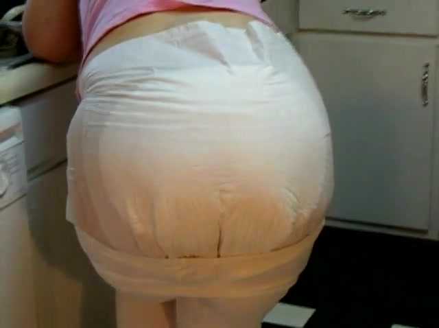 Click to play video Desperate diaper poop