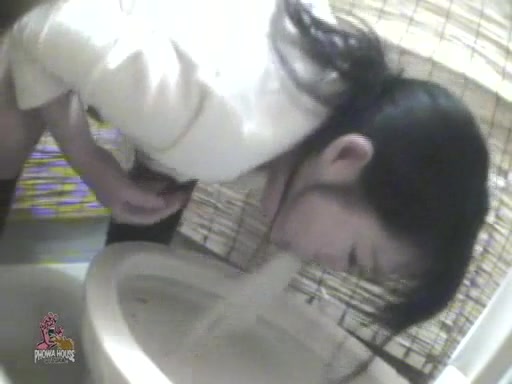 Click to play video Intoxicated girl puking in a public toilet