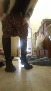 Click to play video FoxyJ's massive turd on floor