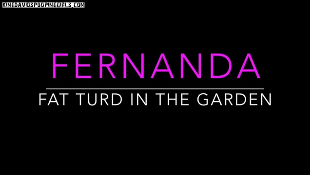 Click to play video Fernanda cool scat in the garden - Pooping and pissing girls