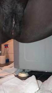 Click to play video Close up of black girl shitting