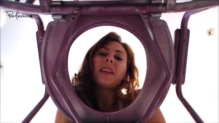 Click to play video POV toilet slave