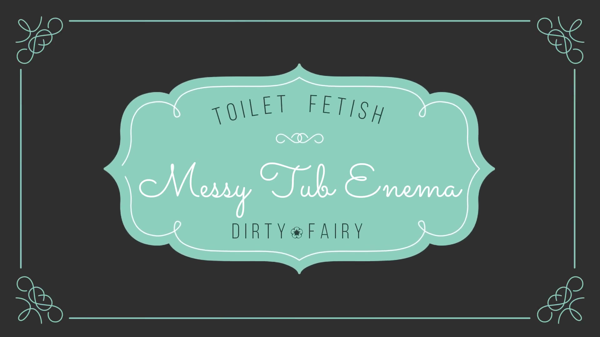 Click to play video Hairy lady's messy tub enema