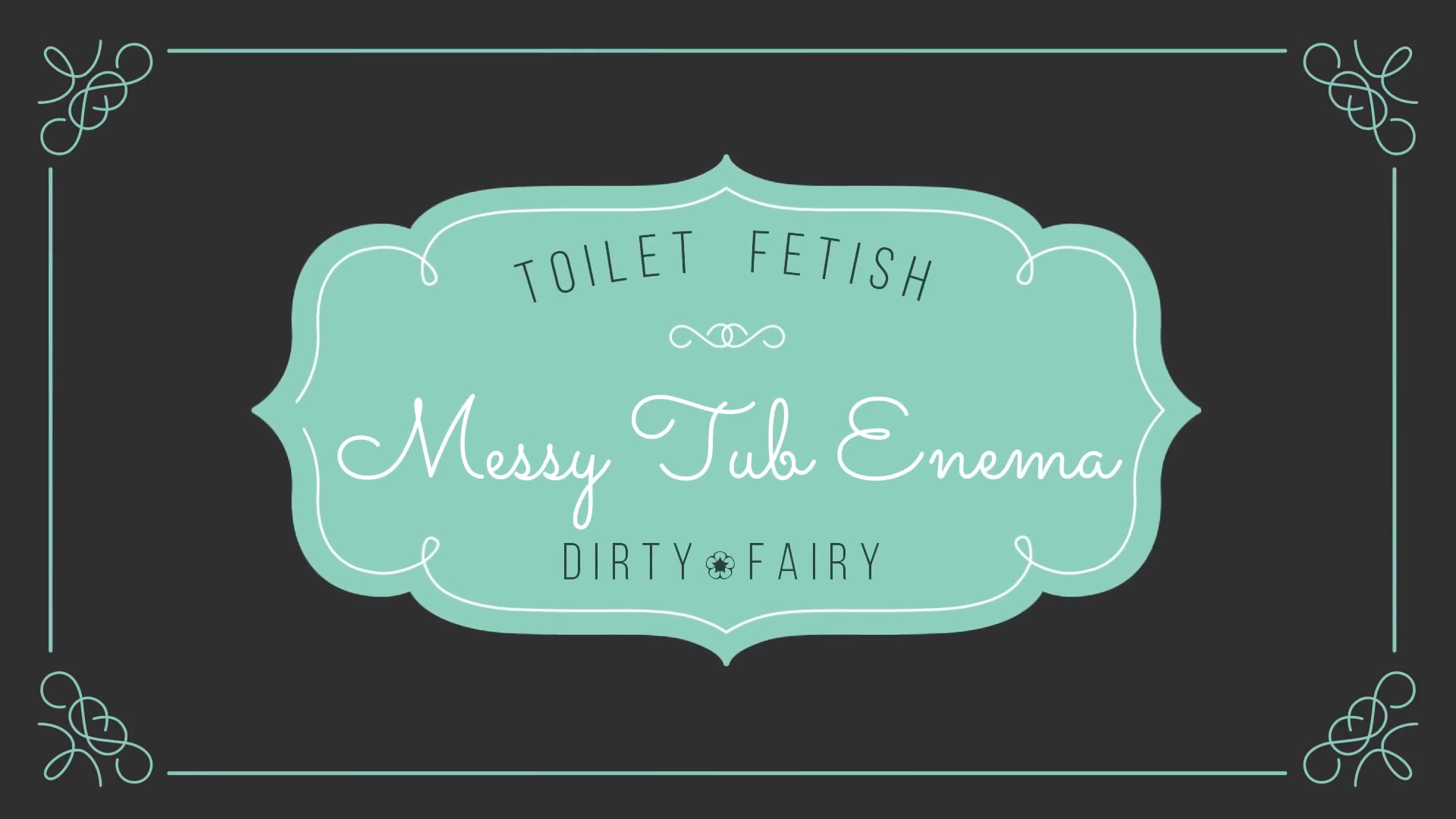 Click to play video Hairy lady's messy tub enema