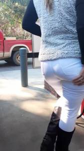 Click to play video Massive jeans poop in public