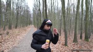 Click to play video Pissing and pooping in the forest