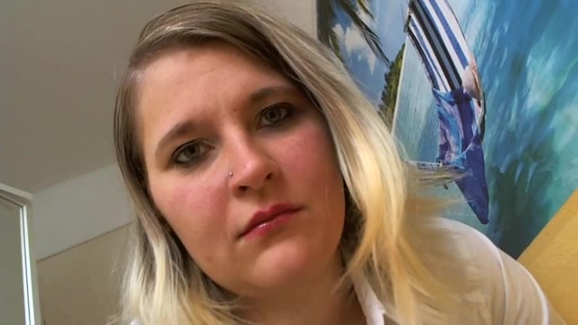 Click to play video Pretty buxom blonde farts and shits