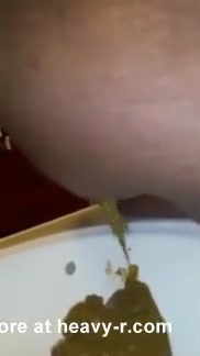 Click to play video Ebony sink diarrhea