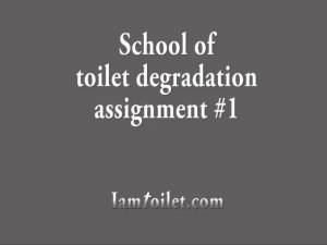 Click to play video Watch School Of Toilet Degradation Assignment #1 - Yuliya Ka