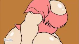 Click to play video Anime red haired girl plomps