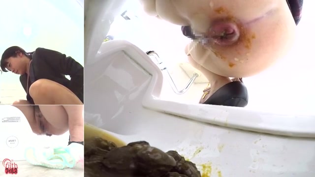 Click to play video Poop in Public bathroom