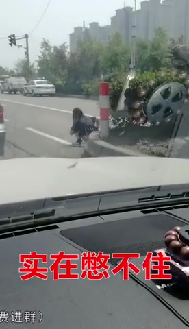 Click to play video Poop and pee on the road