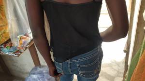 Ebony shits her jeans and eats - ScatFap.com - scat porn search ...