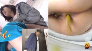 Click to play video Japanese cute girl diarrhea and poop