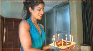 Click to play video Latina Goddess decorates Cake for her Toilet slaves Bday