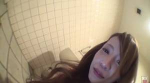 Click to play video Girl diarrhea and standing pooping in public toilet