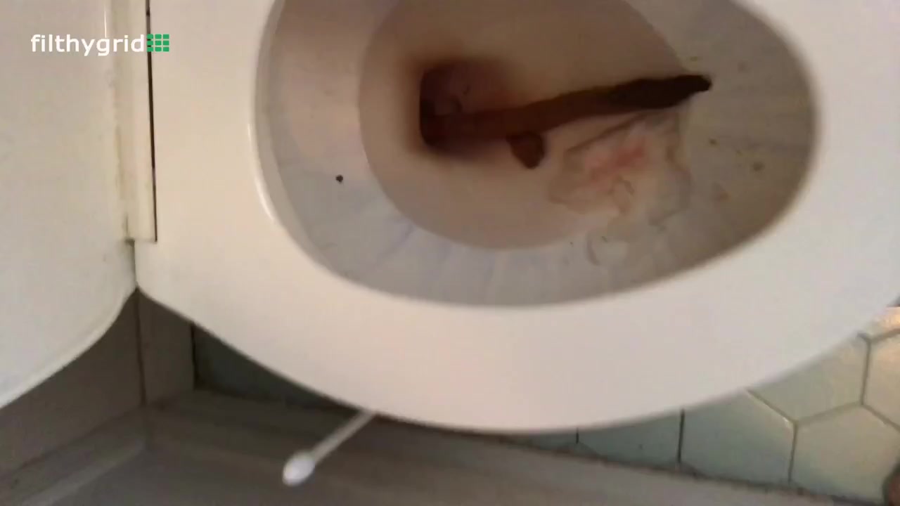 Click to play video BBW toilet Turd