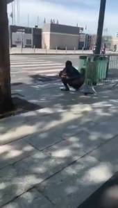 Black lady found pooping in public without any care - ScatFap.com - scat porn search - FREE videos of extreme kaviar and copro sex, dirty shit eating and smearing