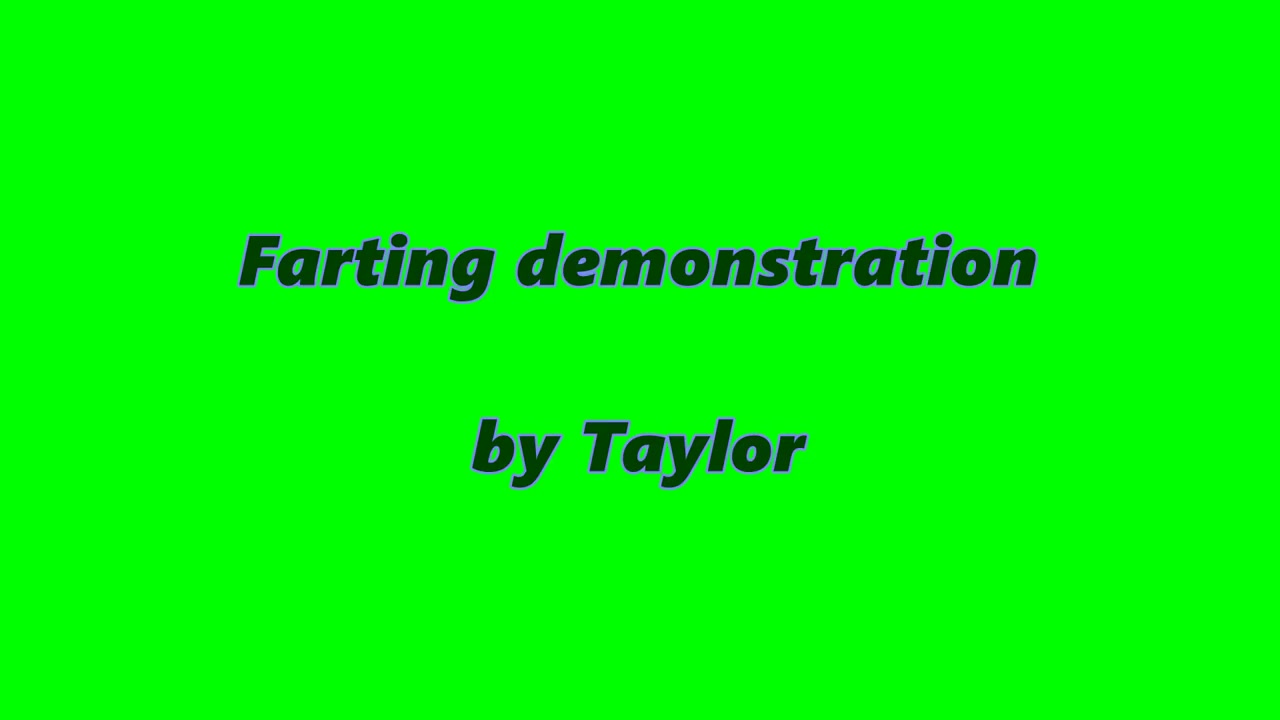 Click to play video Taylor farts