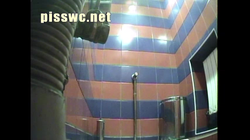 Click to play video Lady has a stomach sick in a public toilet