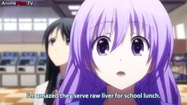 Click to play video Angel Beats diarrhea scene